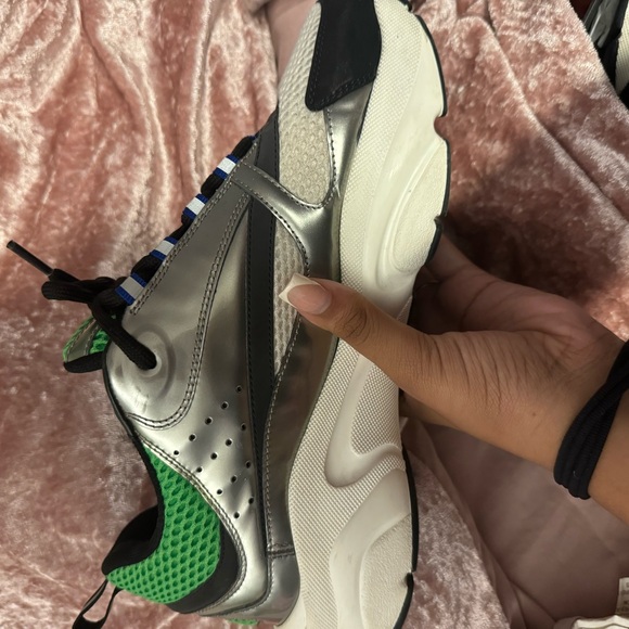 DIOR B22 SLIVER/GREEN/WHITE/BLUE size 43.5 - Picture 1 of 7